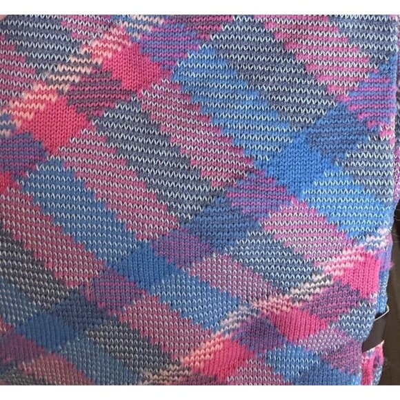 Cremieux Tie & Sock Set ITALIAN SILK Paisley Pink Blue Plaid Dress SOCKS NEW - Picture 4 of 10